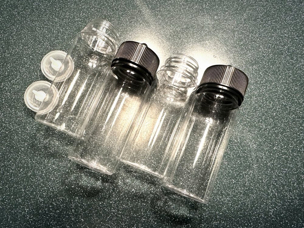 Butelki na e-liquid 120 ml z zakrętką na dużą pojemność